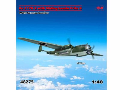 Dornier Do217K-2 WWII German bomber with Gliding Bombs Fritz X